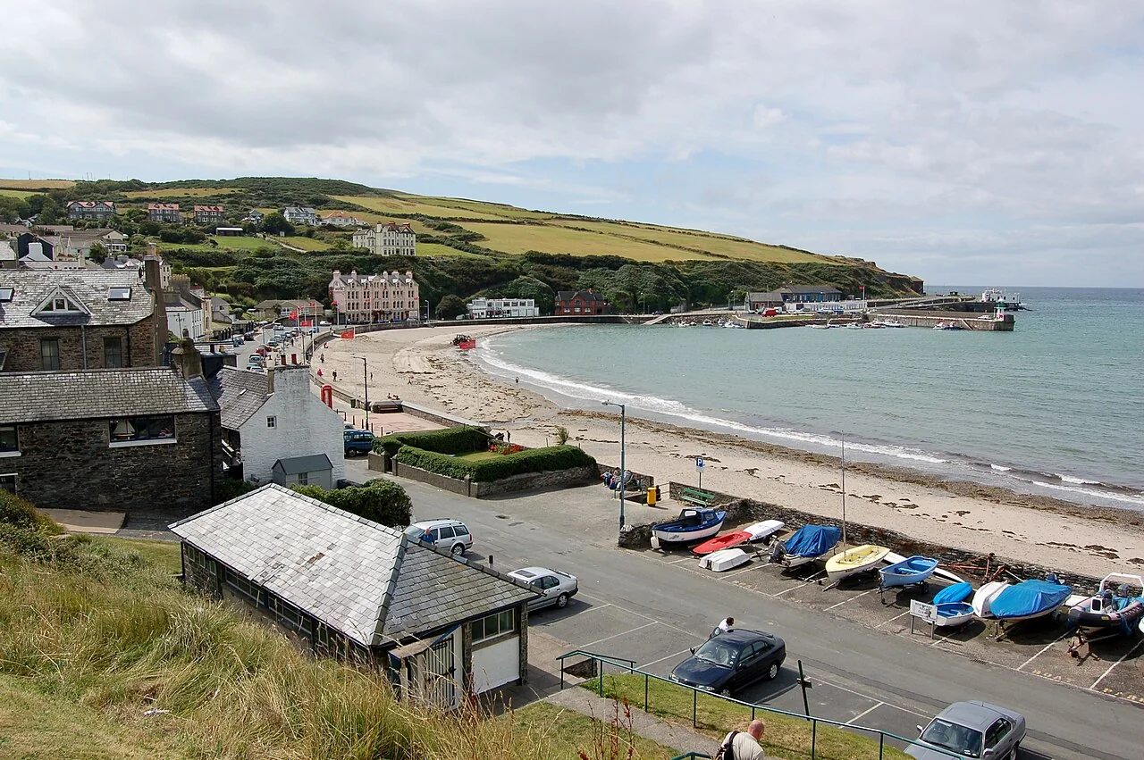 Port Erin beach and bay